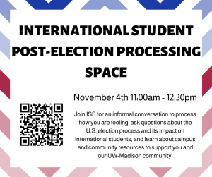 International Student post-election processing space